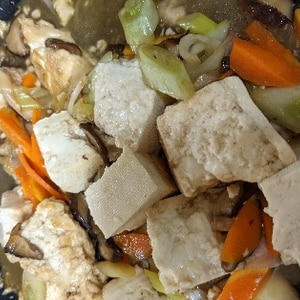野菜たっぷり！炒り豆腐